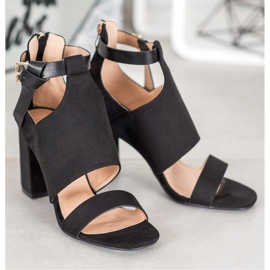 Sandales à la mode VINCEZA le noir 1
