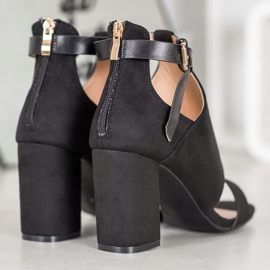 Sandales à la mode VINCEZA le noir 5