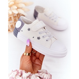 Baskets Enfant Avec Velcro Big Star HH374052 Blanc-Gris blanche 2 Baskets Enfant Avec Velcro Big Star HH374052 Blanc-Gris blanche 2