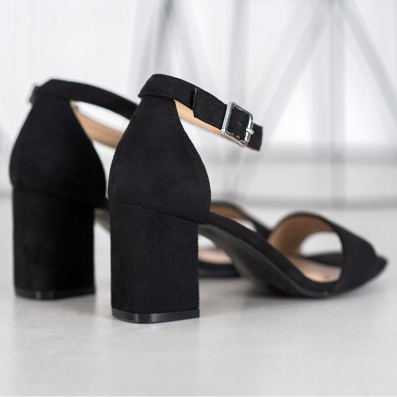 Sandales classiques VINCEZA le noir 1