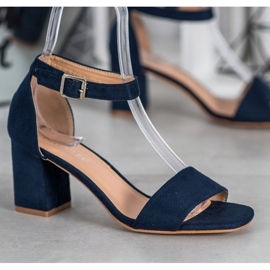 Sandales classiques VINCEZA bleu marine bleu 1