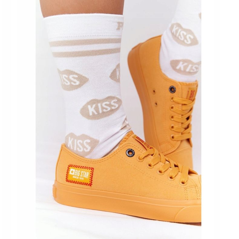 Baskets Femme Big Star HH274134 Jaune 1