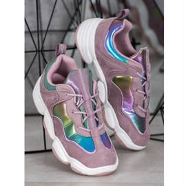 Kylie Chaussures de sport élégantes violet multicolore 1