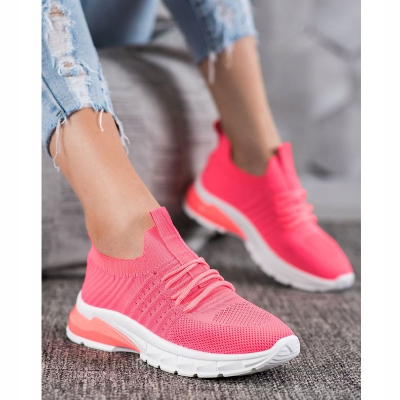 Bella Paris Baskets ajourées rose 1