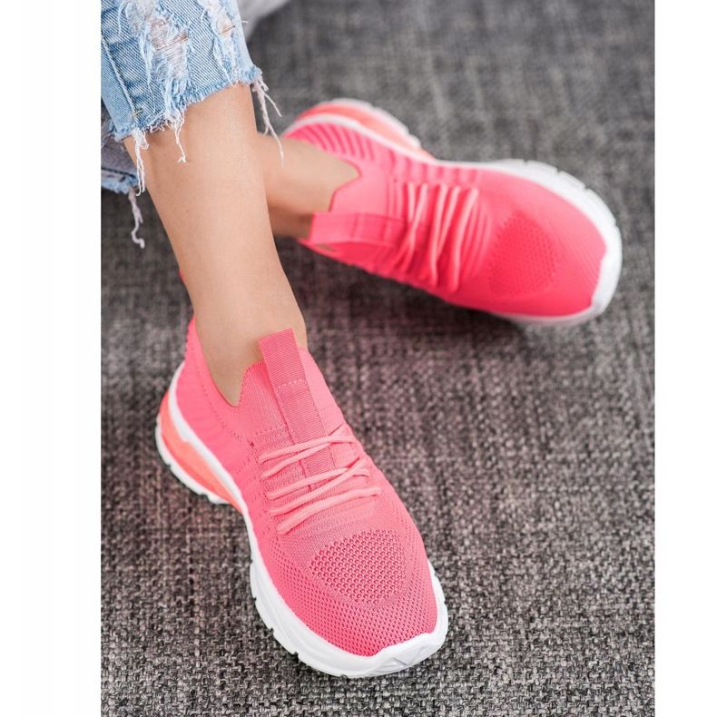 Bella Paris Baskets ajourées rose 2