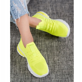 Bella Paris Baskets ajourées jaune 1