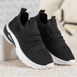 Bella Paris Baskets ajourées le noir 2