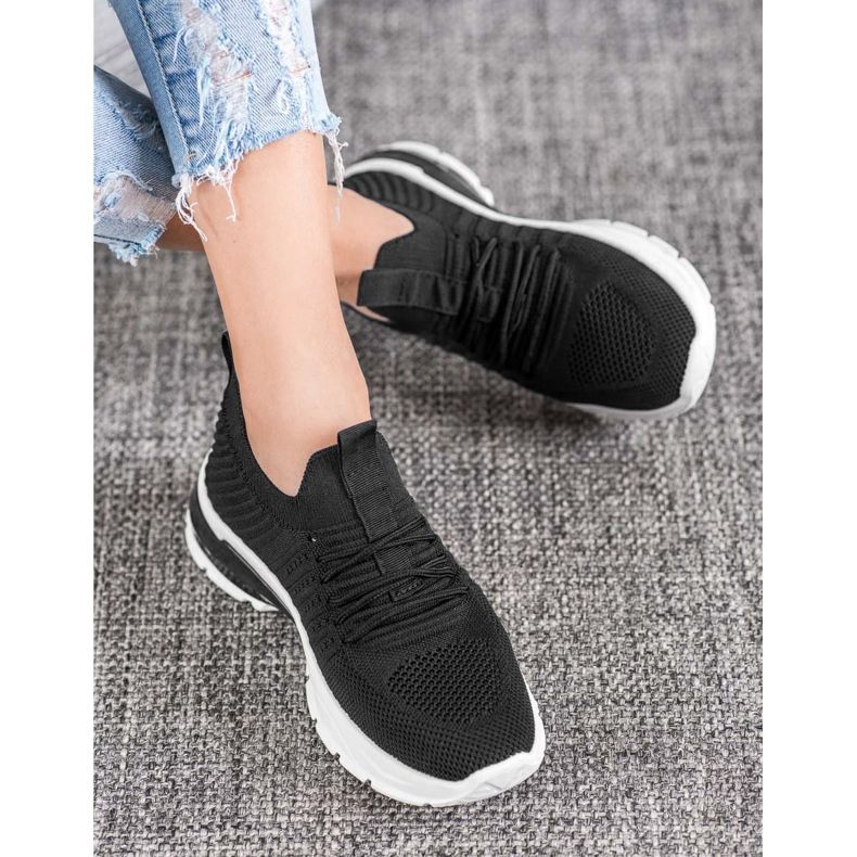 Bella Paris Baskets ajourées le noir 1 Bella Paris Baskets ajourées le noir 1