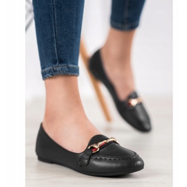 Clowse Seigneurs à la mode avec cuir écologique noir 2