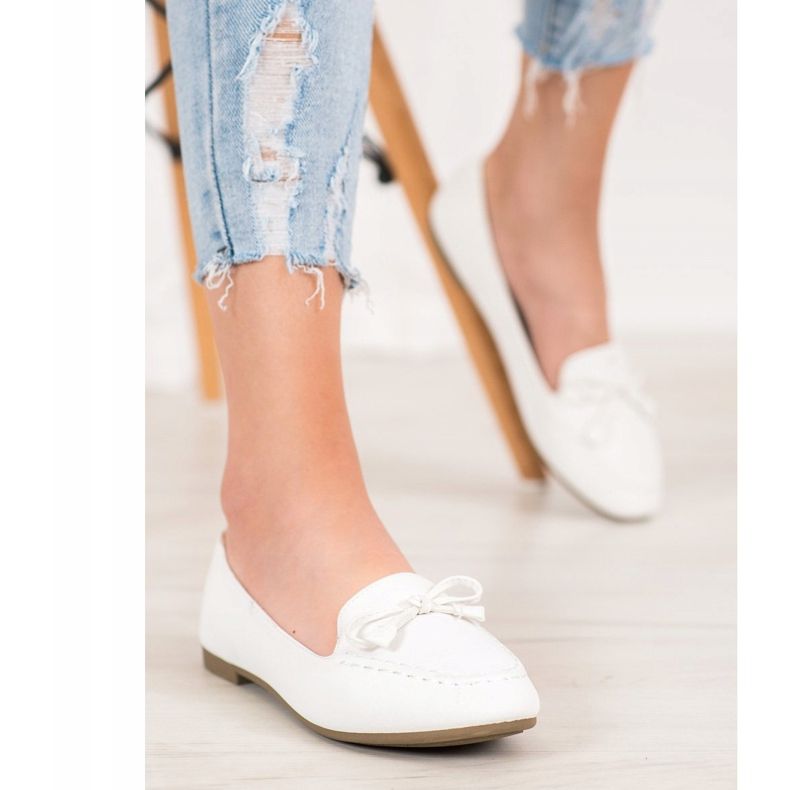 Nio Nio Mocassins blancs confortables 2