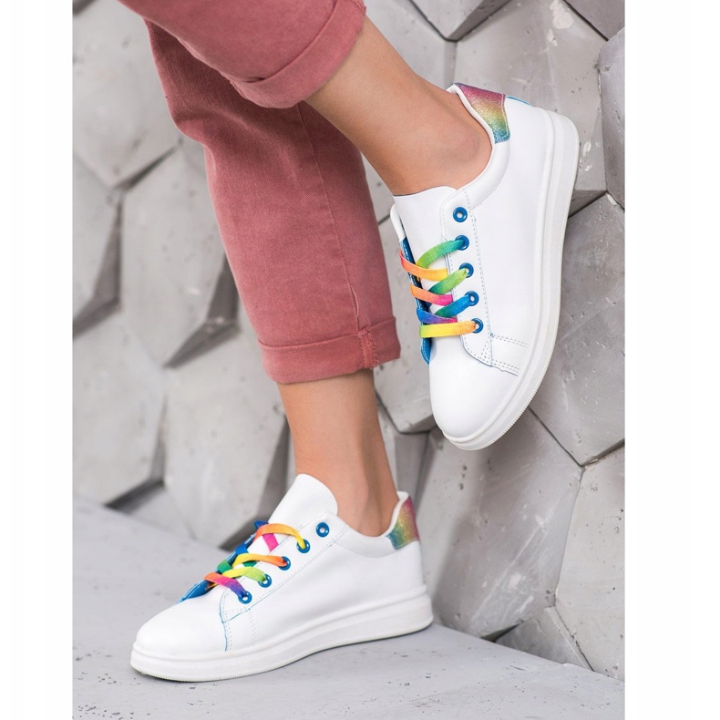 SHELOVET Chaussures de sport à la mode blanc 2