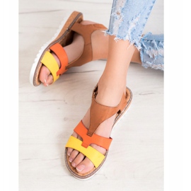 Kylie Sandales décontractées confortables multicolore 1