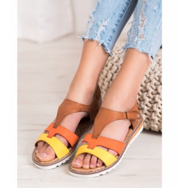 Kylie Sandales décontractées confortables multicolore 3