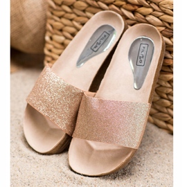 Filippo Chaussons Dorés À Paillettes 1