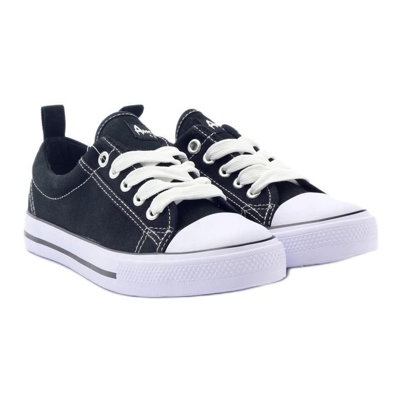 American Club Baskets noires American LH20 noires blanche le noir 7 American Club Baskets noires American LH20 noires blanche le noir 7