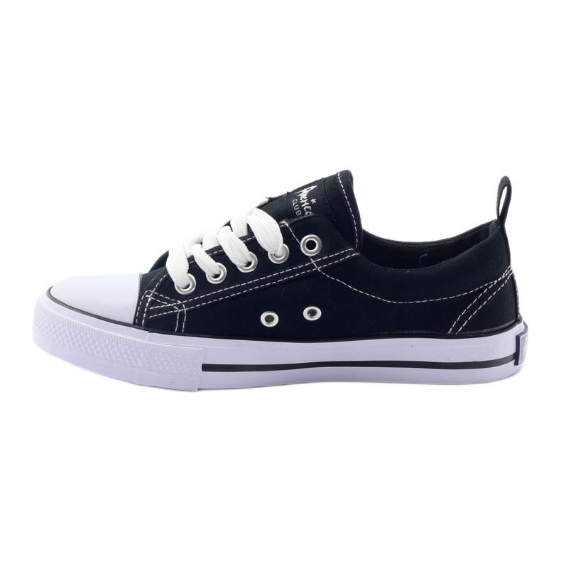 American Club Baskets noires American LH20 noires blanc 5