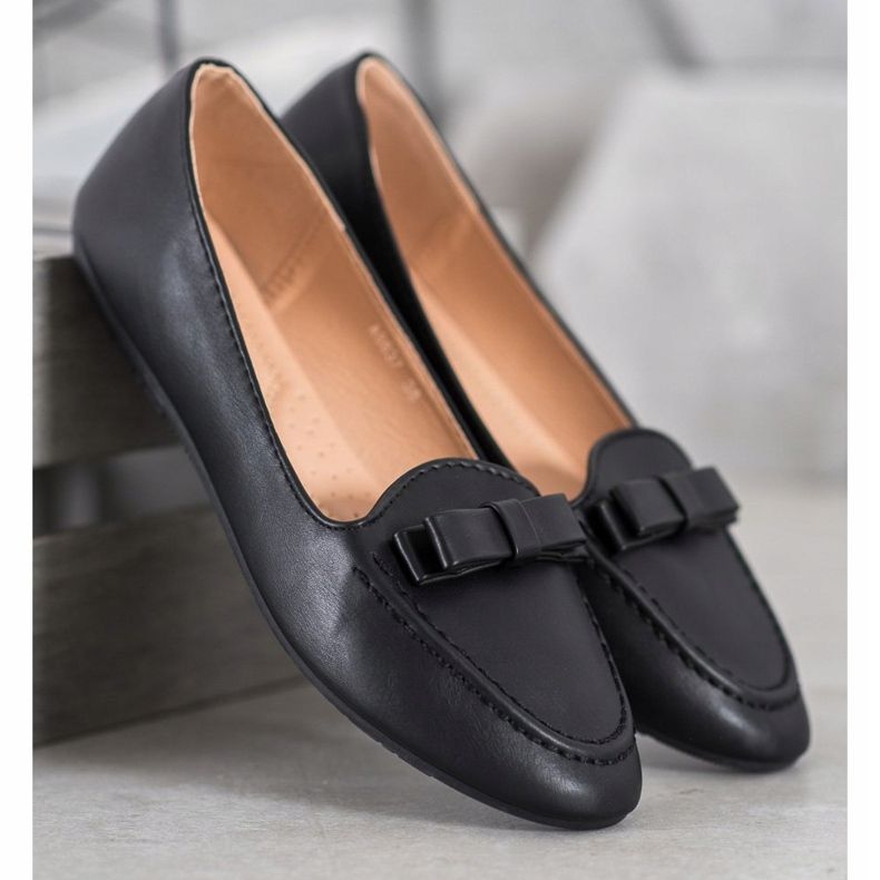 SHELOVET Seigneurs noirs avec cuir écologique 1