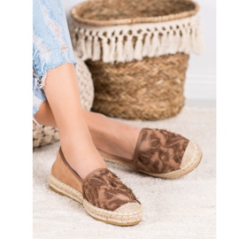 Seastar Espadrilles en daim brun 4