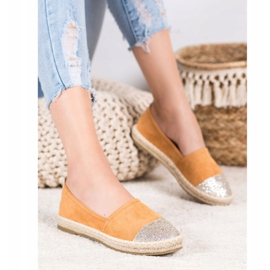 Seastar Espadrilles À Paillettes orange jaune 3