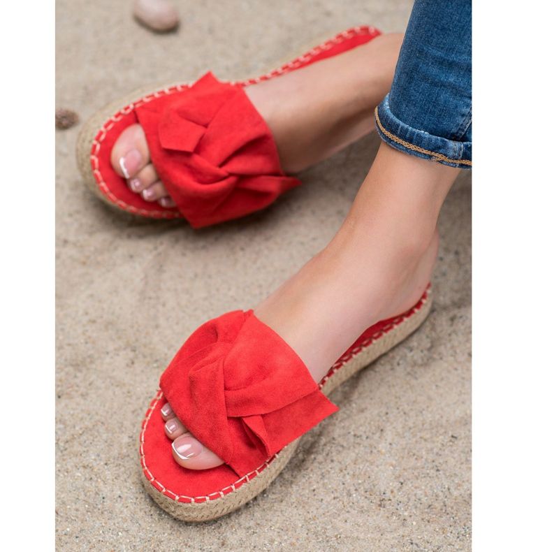 Seastar Espadrilles en daim rouge 2