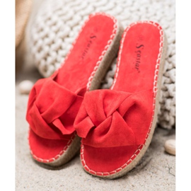 Seastar Espadrilles en daim rouge 3