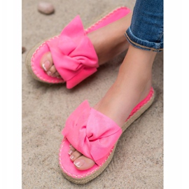 Seastar Espadrilles en daim rose 2