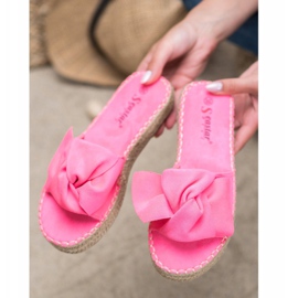 Seastar Espadrilles en daim rose 1