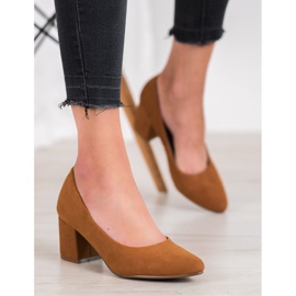 W. Potocki Chaussures classiques à talons hauts brun 4