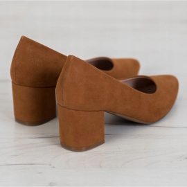 W. Potocki Chaussures classiques à talons hauts brun 2