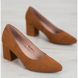 W. Potocki Chaussures classiques à talons hauts brun 3