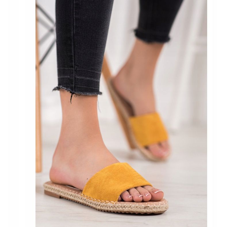 Renda Espadrilles légères jaune 2