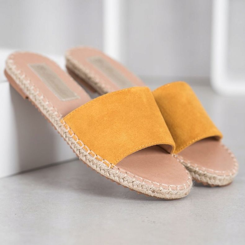 Renda Espadrilles légères jaune 1