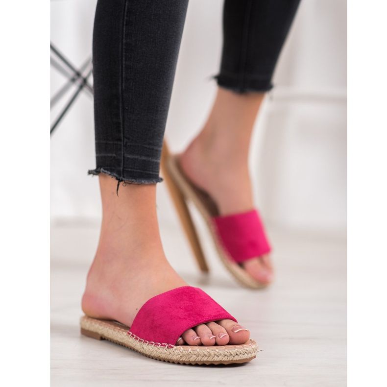 Renda Espadrilles légères rose 1