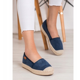 Goodin Espadrilles ajourées bleu marin 2