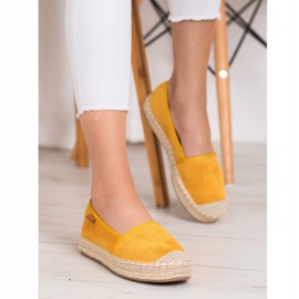 Goodin Espadrilles ajourées jaune 4
