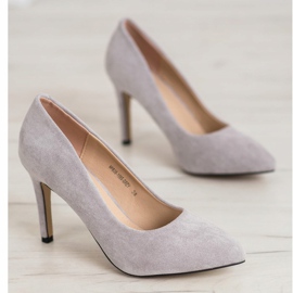 Evento Talons en daim gris 4