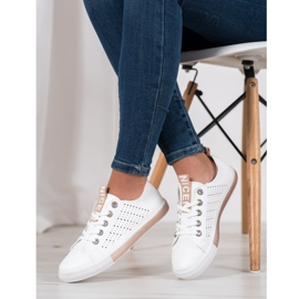 Bella Paris Baskets Avec Eco Cuir Nice blanche 2