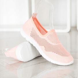 Bona Slipons Ajourés orange 1