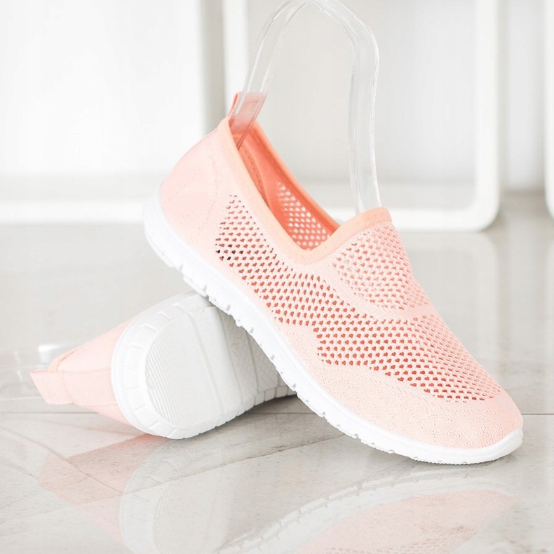 Bona Slipons Ajourés orange 1