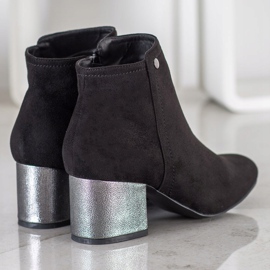 Goodin Bottines en daim noires le noir 2