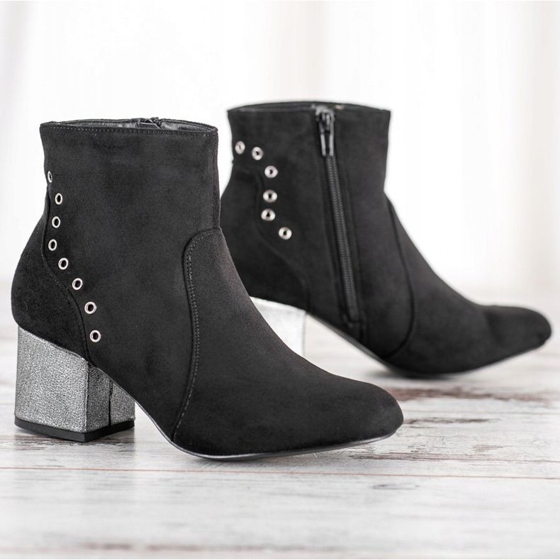 Goodin Bottes noires élégantes 1