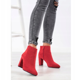 Sergio Leone Bottines en daim rouge 1