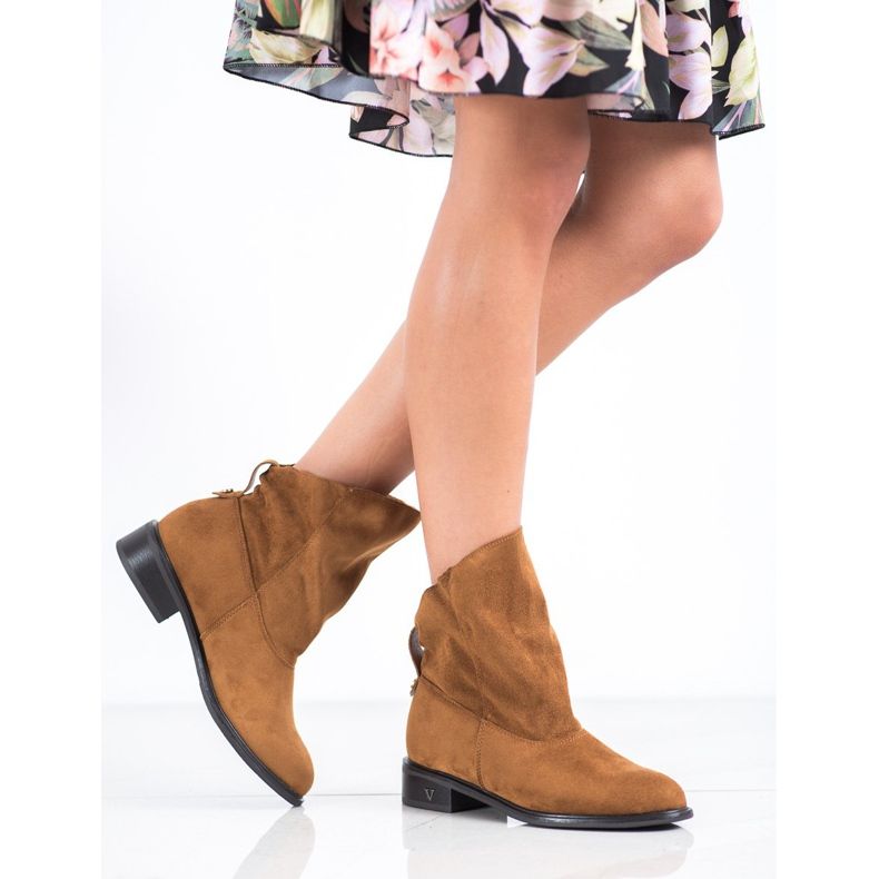 Bottines à enfiler VINCEZA brun 1 Bottines à enfiler VINCEZA brun 1