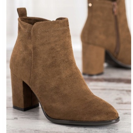 Sergio Leone Bottines en daim kaki 1