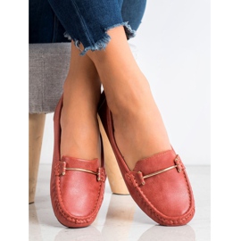 Clowse Mocassins confortables rouge 2