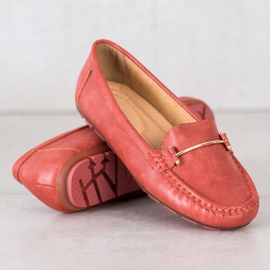 Clowse Mocassins confortables rouge 4