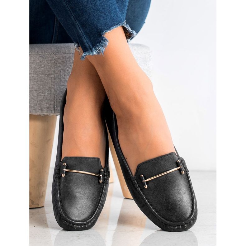 Clowse Mocassins confortables noir 1