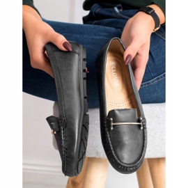 Clowse Mocassins confortables le noir 4