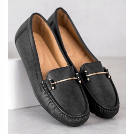 Clowse Mocassins confortables le noir 2
