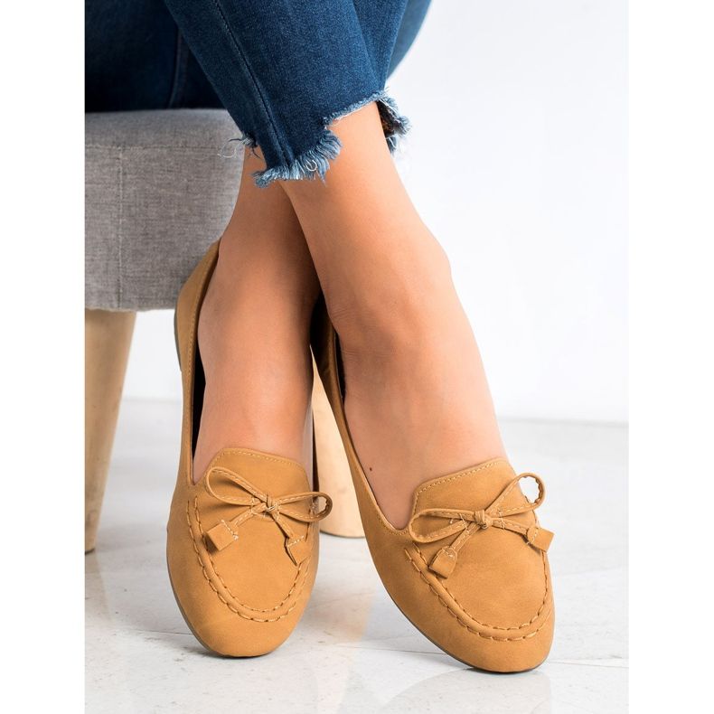 Nio Nio Mocassins Camel confortables brun multicolore 1